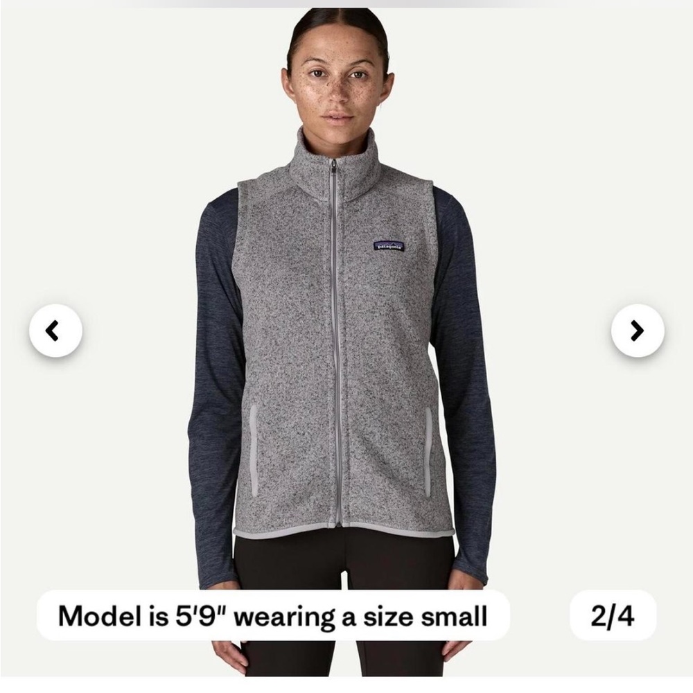 Patagonia | Women’s Better Sweater Fleece Vest | Grey